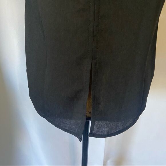 HAUTE MONDE Little Black Blouse - Picture 6 of 9